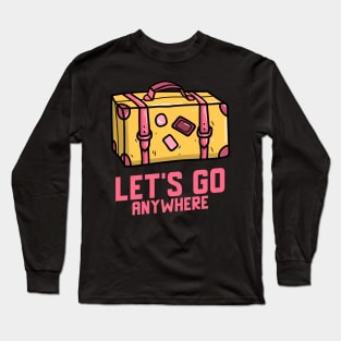 What are your Post Lockdown Travel Plans? Long Sleeve T-Shirt